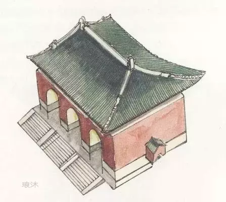 设计丨中国古建之美:门、门墩、门环、门钉、斗拱、飞檐、屋顶、马头墙